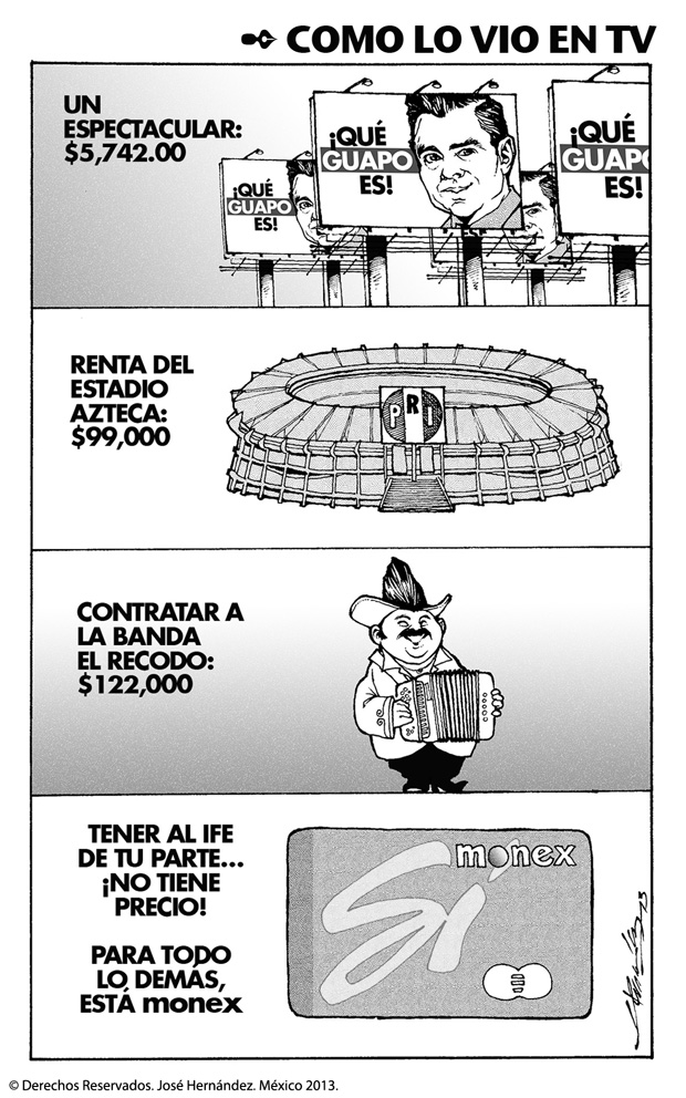 Como lo vio en TV